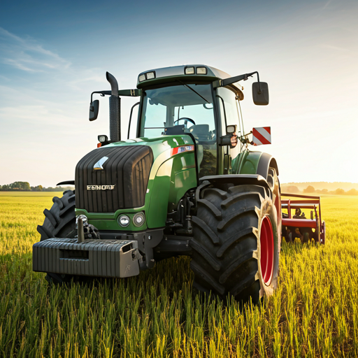 Tractor en el campo