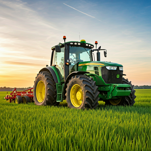 Tractor aplicando purín
